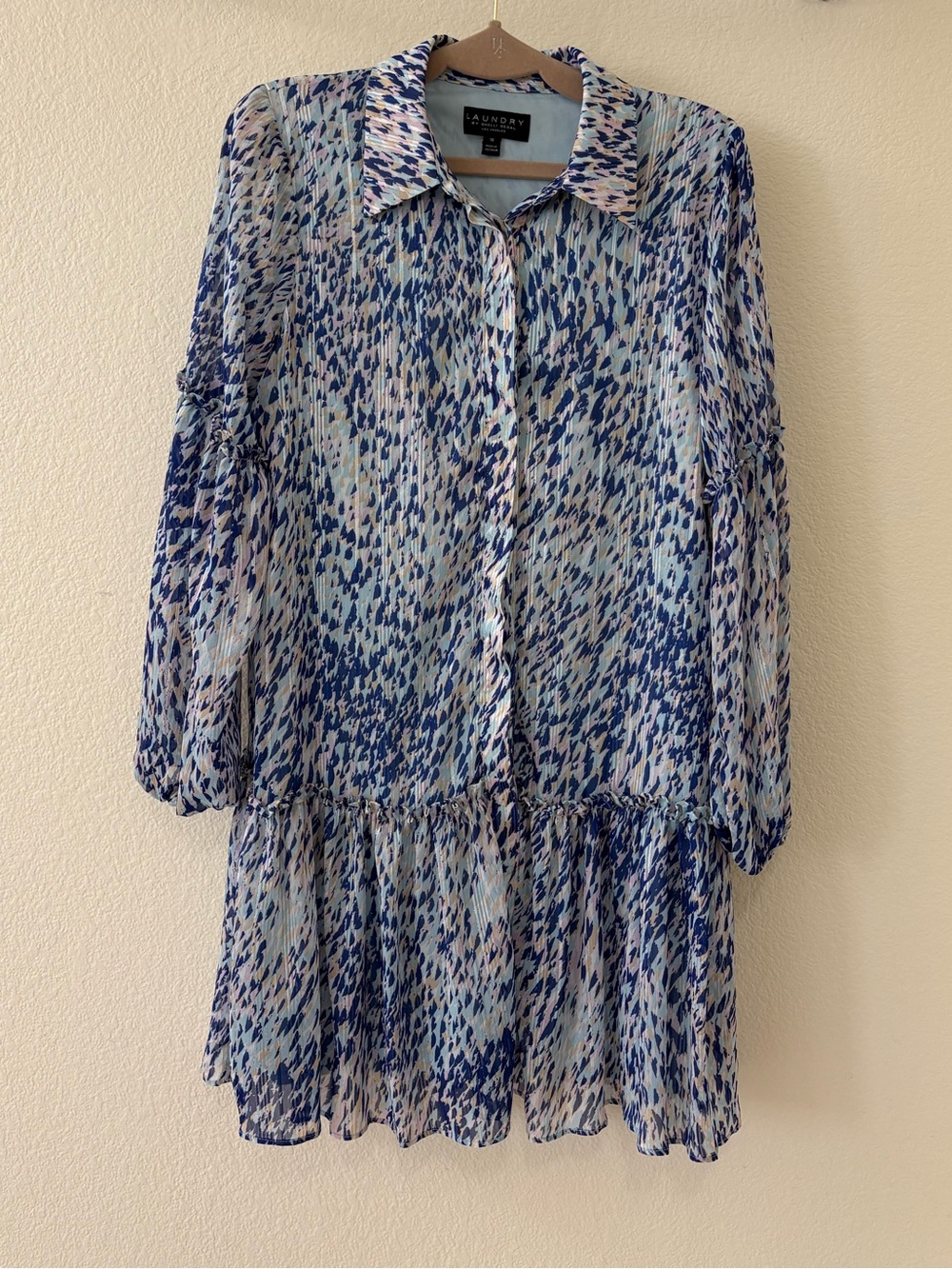 Laundry Blue Multi Printed Shirt Dress